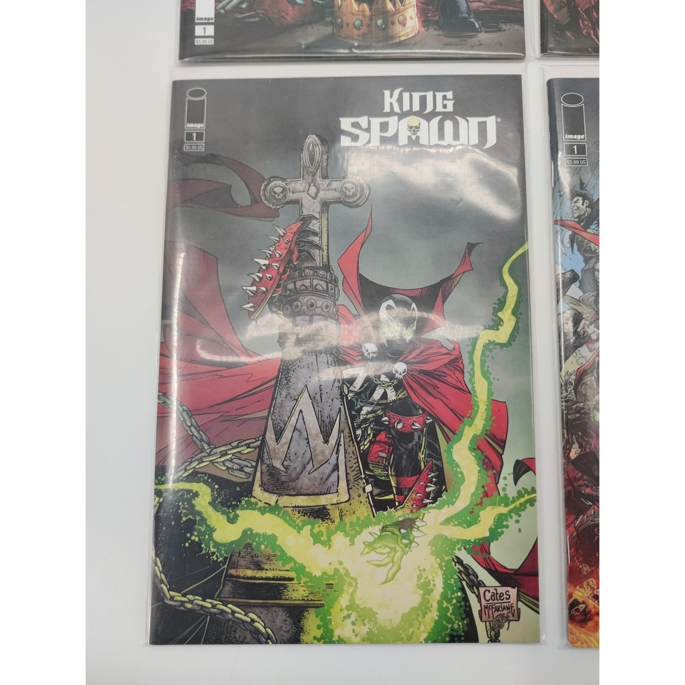 King Spawn 1 Image Comics 2021 Variant‎ Cover Lot A B C E Todd McFarlane 4 Books - Picture 4 of 5